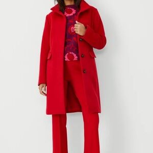 Ann Taylor Vibrant Red Outerwear